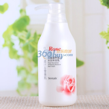 肌言堂玫瑰滋养皙白水分沐浴乳500ml