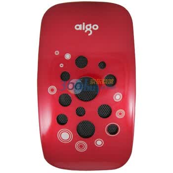 爱国者（aigo）U260 红色 迷你MP3小音箱 支持FM 收音