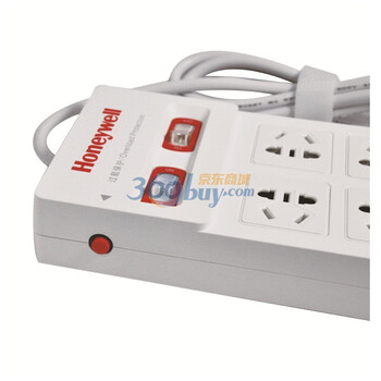Honeywell 霍尼韦尔 EPO1008R 红色力量 电源插座(新国标、2米线、8位)