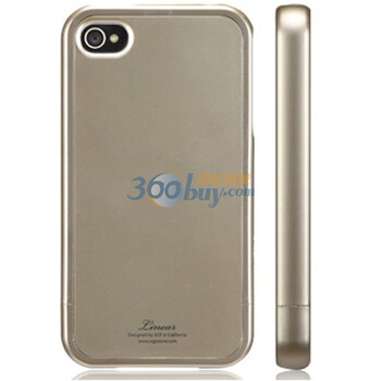 SGP Linear Color iPhone4 多彩保护壳 金色