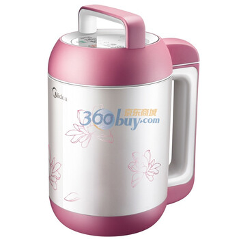 美的（midea ）DE10C21 1.0L 豆浆机（粉色）
