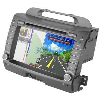 纽曼（Newsmy）NT5210L KIA智跑 汽车DVD导航仪 4GB 黑色