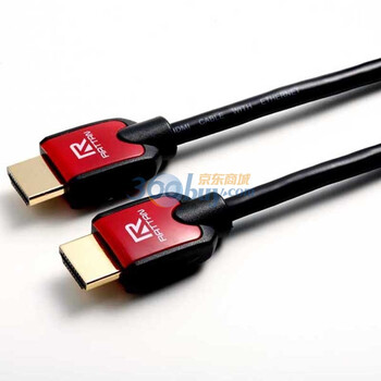 锐腾(RATTAN)娱乐系列 HDMI 数字高清视频线 (中国红)- 3米J001-10021