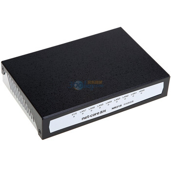 磊科（Netcore）NR218 8口铁壳SOHO有线路由器