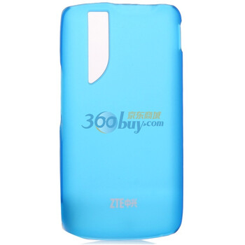 中兴（ZTE）SV811 原装手机PC保护壳_纯色 橡胶蓝 适用于中兴V880/U880/N880