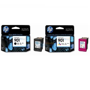 惠普（HP）CC653AA 901号 黑彩墨盒套装（适用HP Officejet J4580 J4660 4500）