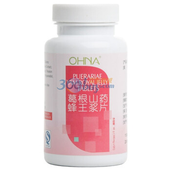 OHNA欧拿葛根山药蜂王浆片500mg*120片*1瓶