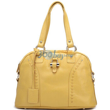 DUDU爱琴海的约定系列牛皮单肩女包1203038604黄色