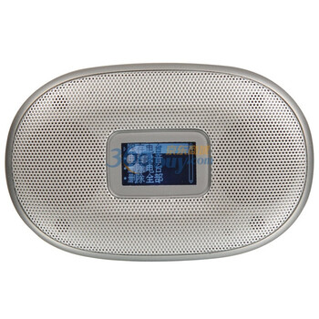 麦博（microlab） ULIX223 支持SD、USB、FM、彩屏、智能时钟、带锂电池 便携式迷你音箱 珍珠白