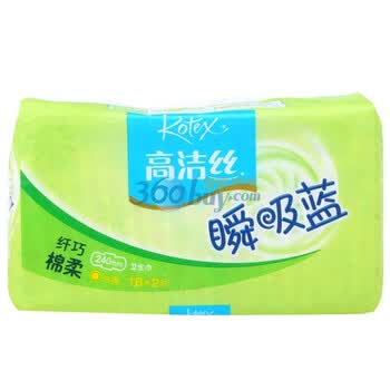高洁丝纤巧棉柔护翼卫生巾日用18+2片