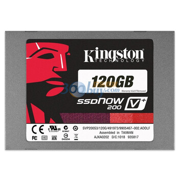 金士顿（kingston）V+200系列 SATA3接口 120GB SSD固态硬盘（SVP200S3/120G）