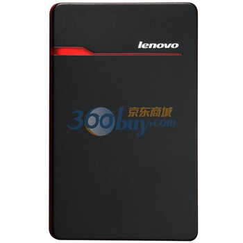 联想（Lenovo）超薄型三代F310移动硬盘1TB（黑色）（16005609）