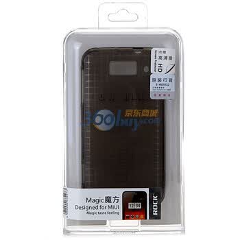 洛克（ROCK）小米MIUI TPU软套 魔方系列（透黑色）