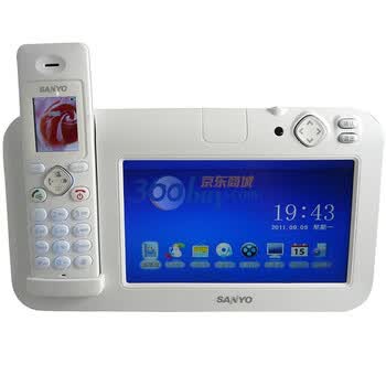 三洋（SANYO）2.4G数字电话多媒体系列系列DA690白