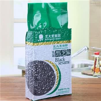 北大荒绿野精制黑芝麻275g*2
