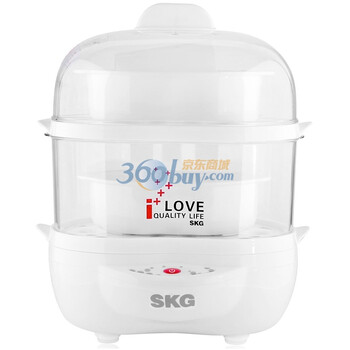 SKG YS-168 蒸电器 14个蛋容 全自动多功能煮蛋器 不锈钢