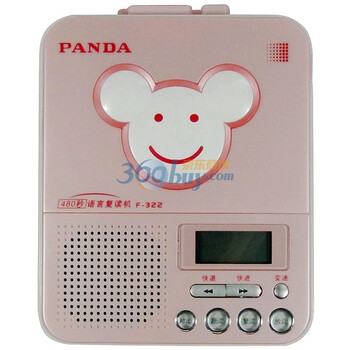 熊猫(PANDA) F-322 语言复读机 （红色）