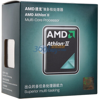 AMD Athlon II X2（速龙II双核）260 盒装CPU（Socket AM3/3.2GHz/2M二级缓存/45纳米/65W）