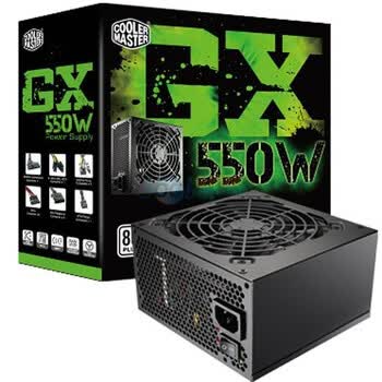 酷冷至尊（CoolerMaster）GX 550W （RS-550-ACAA）电源（额定550W/120mm大风扇）