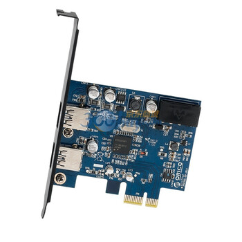 奥睿科（ORICO）PNUS3-2P 台式机 PCI-e USB3.0扩展卡 NEC芯片