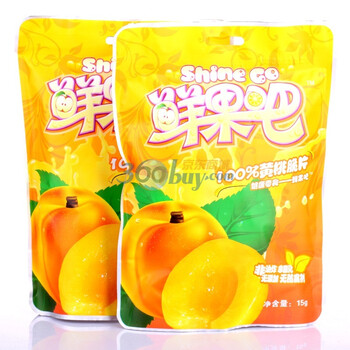 Shine Go 鲜果吧原味FD黄桃片*2 30g