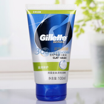 吉列男士深层洁面泥100ml