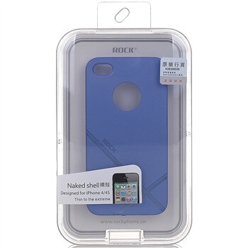 洛克（ROCK）苹果iphone4 4s 升级版裸壳系列（深沉紫）