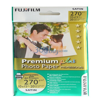 富士（FUJIFILM）喷墨4R 绒面相纸 20张/包
