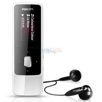 飞利浦（PHILIPS）SA3MXX02K/93 飞声音效 2G MP3数码播放器 酷炫黑