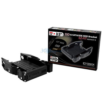ICY DOCK MB990SP-B 2.5寸转3.5寸双层式硬盘转换架