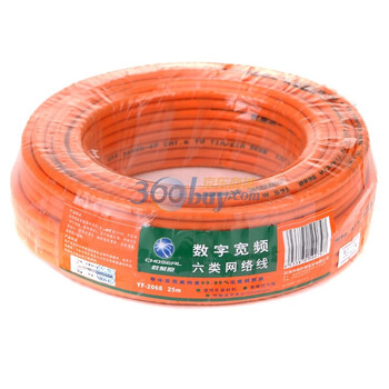 秋叶原（CHOSER）YF2068 六类非屏蔽UTP八芯双绞网线 25米