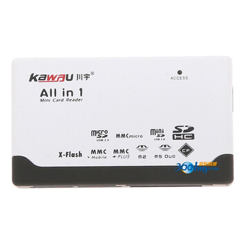 川宇C235 全能王多合一高速读卡器/TF/M2可直接－皮革漆外壳,美观大方又耐磨