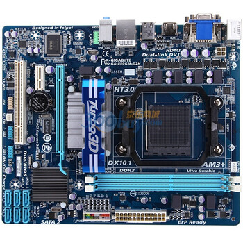 技嘉（GIGABYTE）GA-880GM-D2H rev.4.0主板（AMD 880G/Socket AM3+/AM3）
