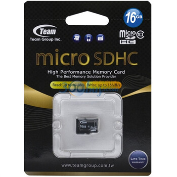 十铨科技（Team）16GB Class10 TF（micro SD）存储卡（TG016G0MC28X）