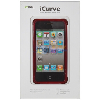 晶彩派（JCPAL）苹果Iphone4G TPU胶质保护壳（玫瑰粉）