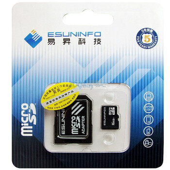易昇(Esuninfo) 16GB TF(microSDHC)存储卡 含SD适配器