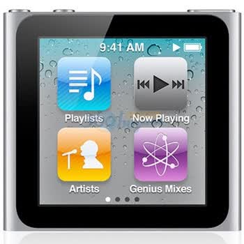 苹果（Apple）iPod nano 6代 8G MC525CH/A MP3播放器（银色）