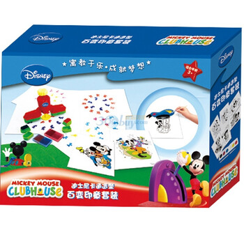 迪士尼 DIY玩具 米奇卡通造型百变印章套装 DS-1511-1