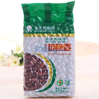 北大荒绿野有机花芸豆360g*3