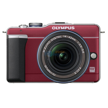 OLYMPUS 奥林巴斯 E-PL1 1442K 数码相机（时尚红）