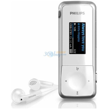 飞利浦（PHILIPS） SA2MXX02W/93 2G MP3音频播放机 白色（停售）