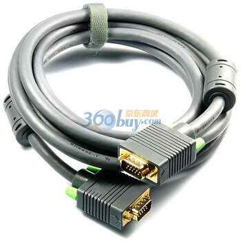 CE-LINK 4010 VGA线 VGA视频连接线 双磁环 3米 工程级（灰色）