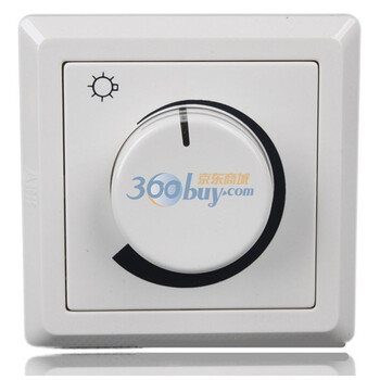 ABB 德逸 旋钮式调光开关（25-600w） AE412 白色