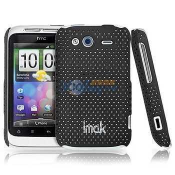 艾美克（IMAK) 超薄网格彩壳黑色 适用于HTC Wildfire S A510e G13