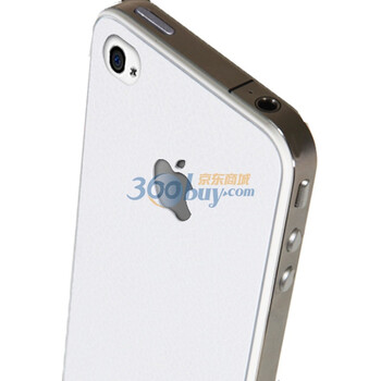 SGP Skin Guard iPhone4 皮质背贴 白色