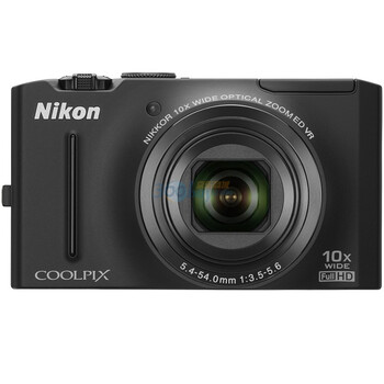 尼康（Nikon） COOLPIX S8100 便携数码相机 黑色（1200万像素 3寸屏 10倍光变）