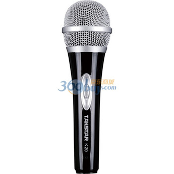 得胜（TAKSTAR） K20 得胜科声麦克风 烤漆黑色