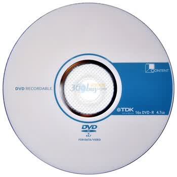 TDK DVD-R 16速 4.7GB 肯定 50片桶装 刻录盘
