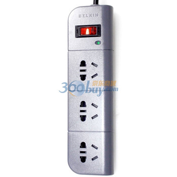 贝尔金（belkin）F9E300BE1M E系列防涌电源转换器(3联/1米,210焦耳）
