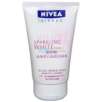 NIVEA妮维雅晶纯皙白泡沫洁面乳100g